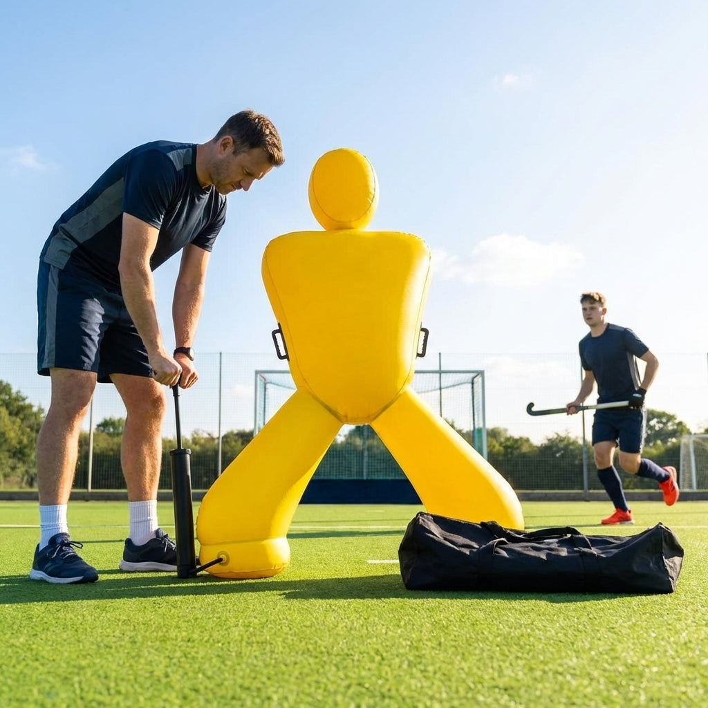Inflatable Hockey Goalkeeper Mannequin for training sessions