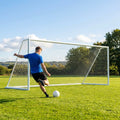 21x7ft football goal with steel frame for schools and parks