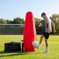 Inflatable football mannequins available in multiple sizes for training use
