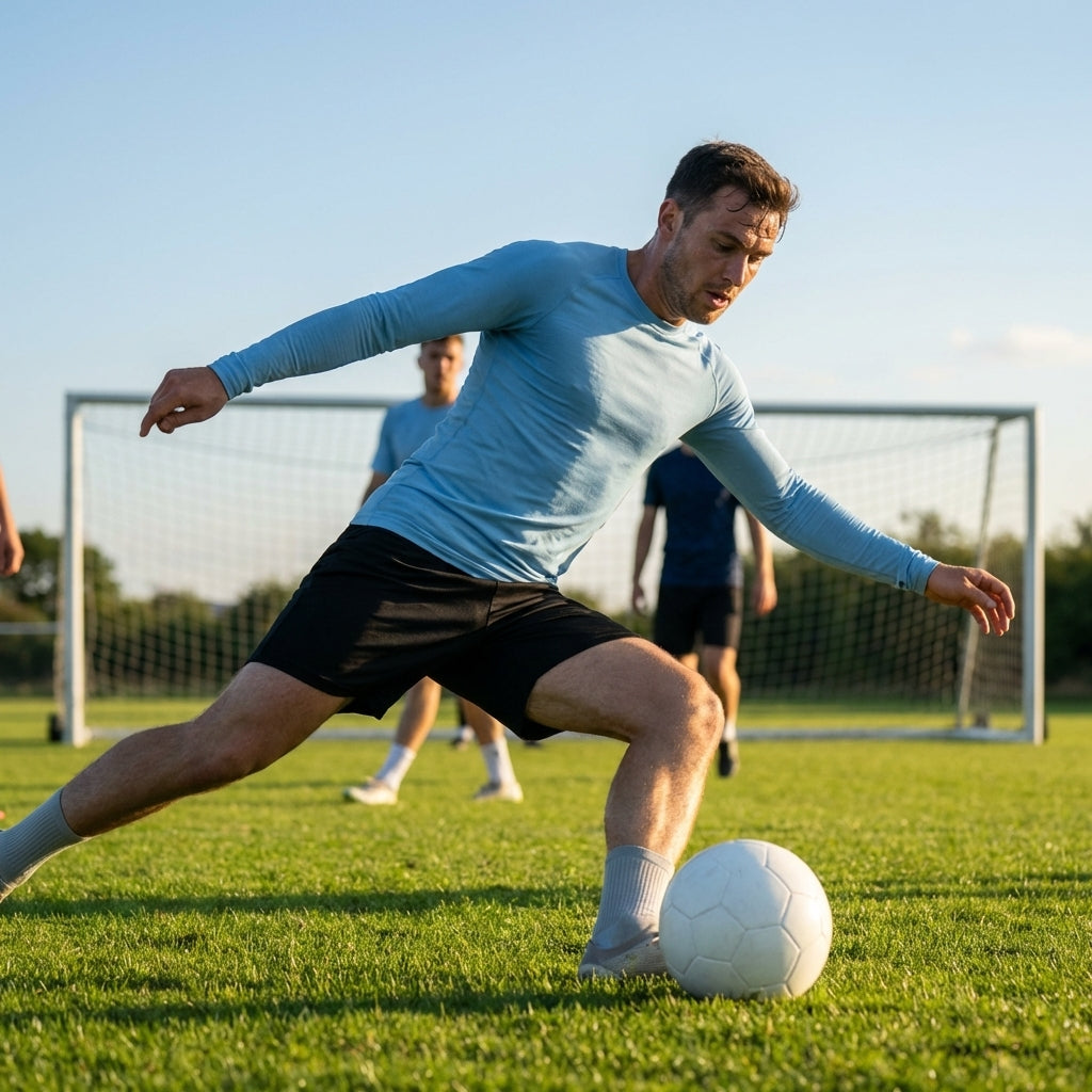 Men's long sleeve base layer in various colours for sports