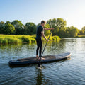Adjustable paddle board paddles for water sports in aluminium and carbon fibre