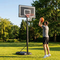 Adjustable Basketball Hoop with Portable System