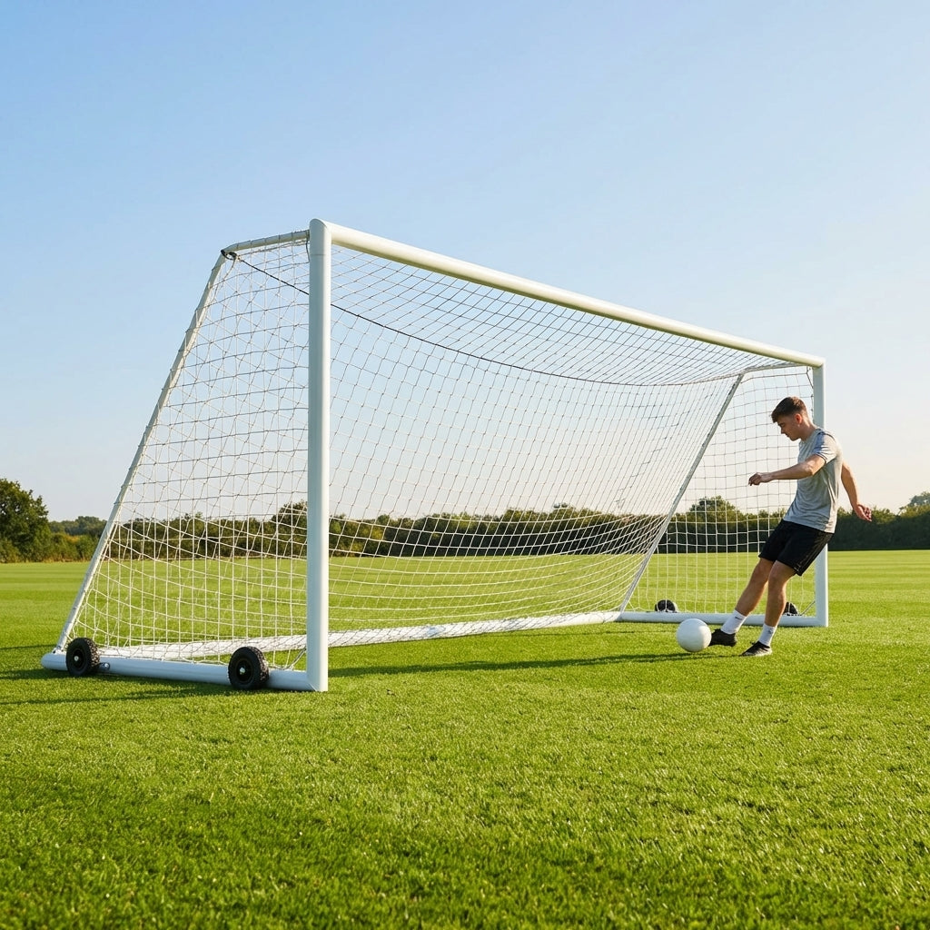 12ft x 4ft Aluminium Football Goal for 5-a-Side Matches