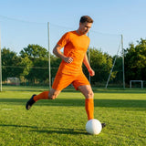Men's football shorts in various colours, breathable polyester sportswear