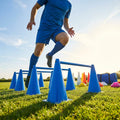 Tri cone hurdles set for sports training available in multiple colours