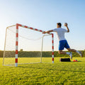 Professional handball goal with aluminium frame