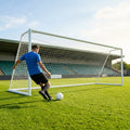 24x8ft aluminium freestanding football goal for stadium use