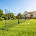 Black replacement sports nets made from HDPP twine for garden and sports use