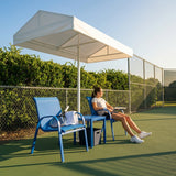Aluminium Tennis Court Chairs in Blue, Green, and Black