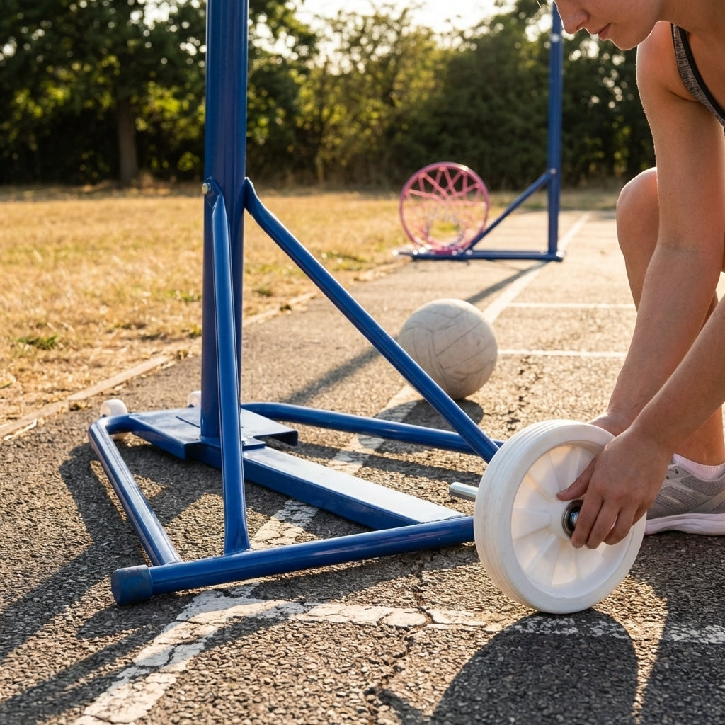 Netball Post Replacement Parts for Blue and Pink Freestanding Units
