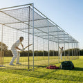 Cricket nets made from HDPE, available in various sizes for indoor and outdoor use