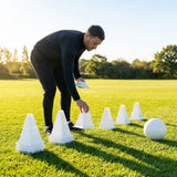 Training cones for sports practice, durable 12-inch cones