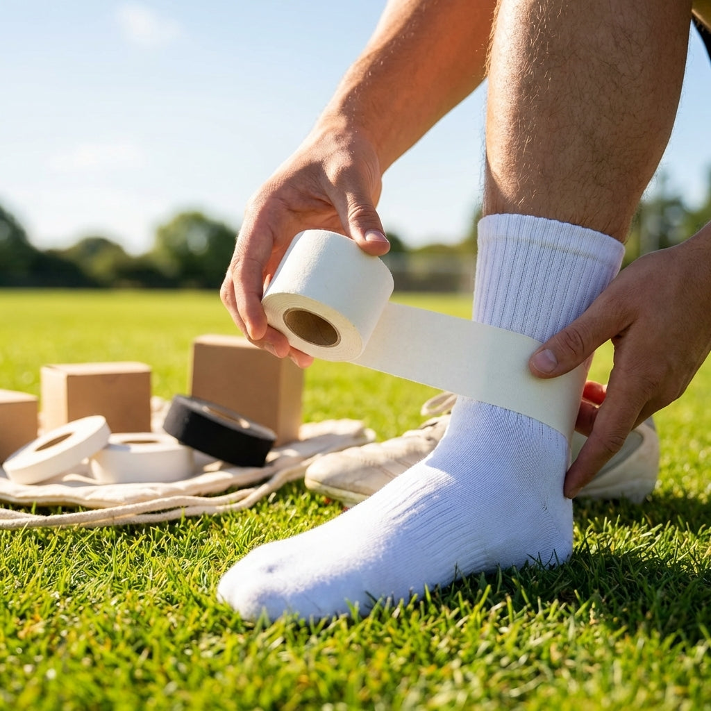 Zinc Oxide Sports Tape – Multiple Sizes/Colours – Cotton with Strong Adhesive – Athletic Support