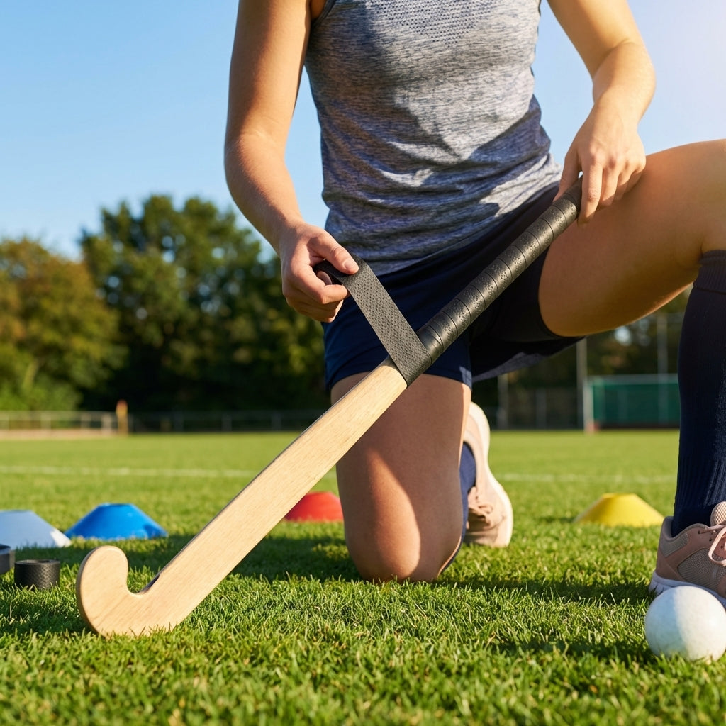 Polyurethane hockey stick grips in various colours for superior grip