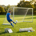 Aluminium Football Goal 16ft x 7ft for Junior Matches