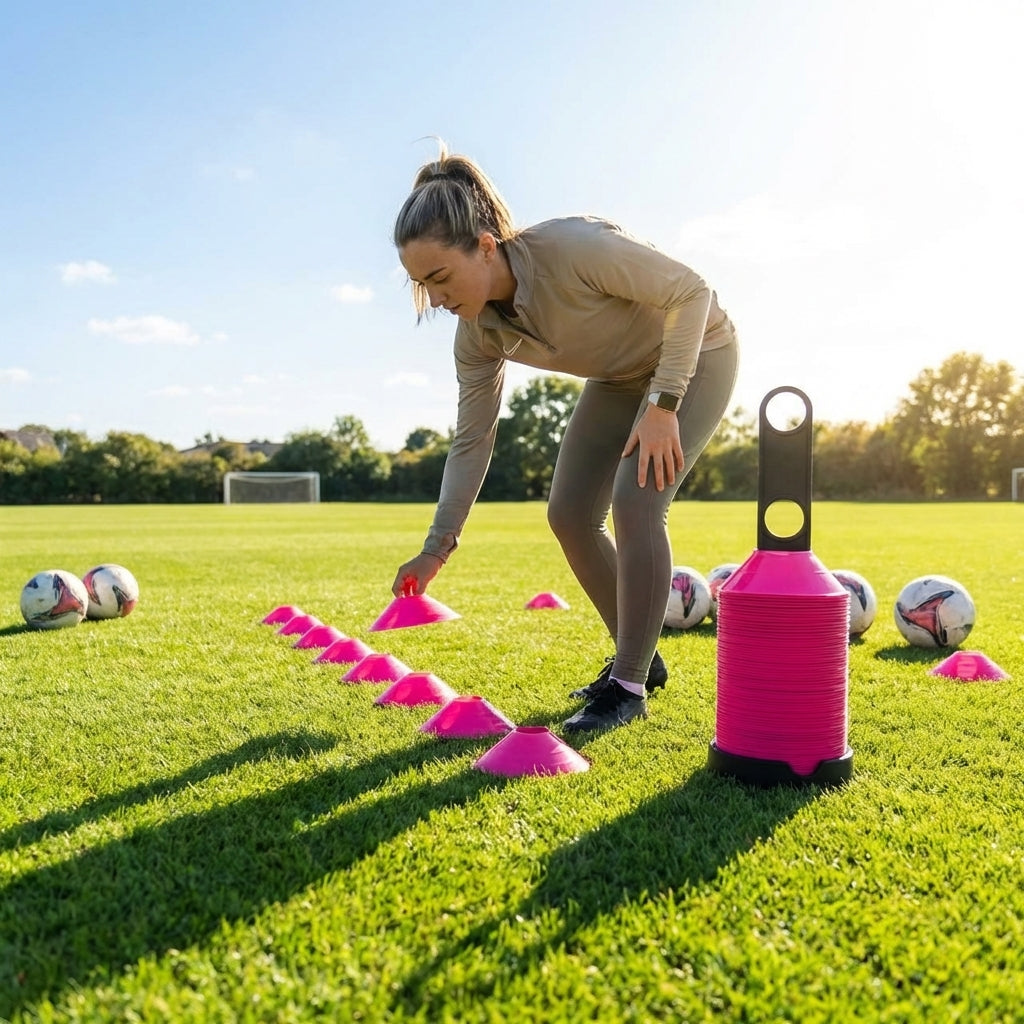 Mini Training Marker Cones for sports training in multiple colours