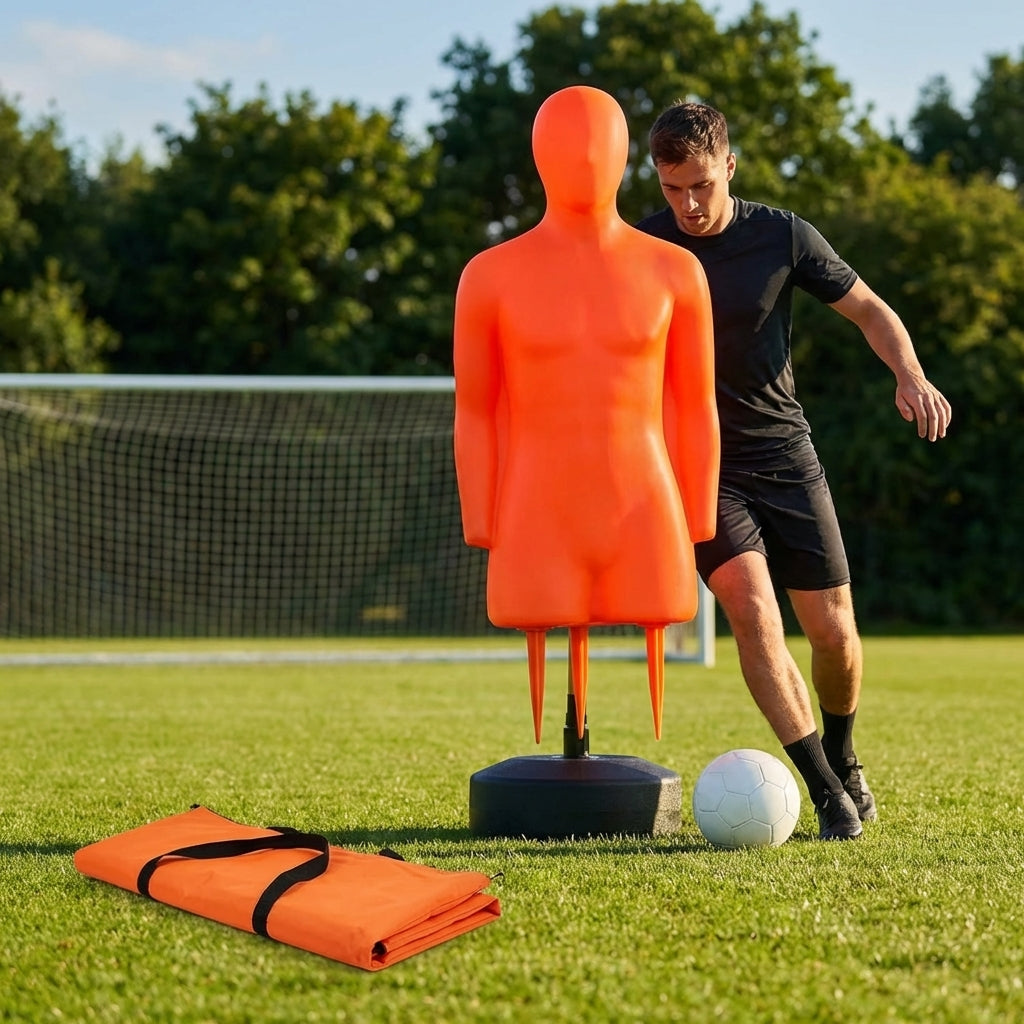 6ft football mannequin made from premium nylon, used for training - product detail