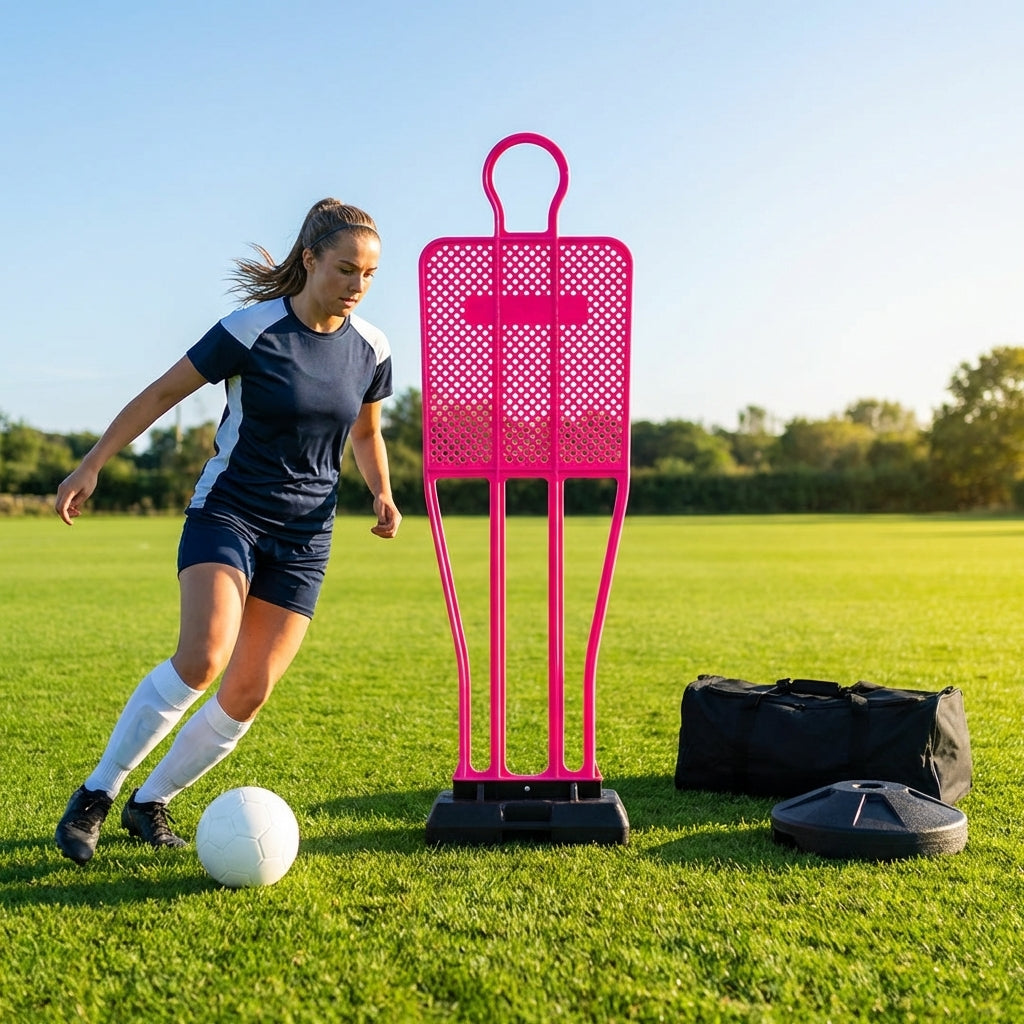Football training mannequins made from shatterproof PVC, 6ft tall