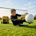 Professional goalkeeper gloves in various sizes and colours