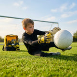 Professional goalkeeper gloves in various sizes and colours