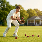 Technique Cricket Ball with raised seam and double flat-sided design