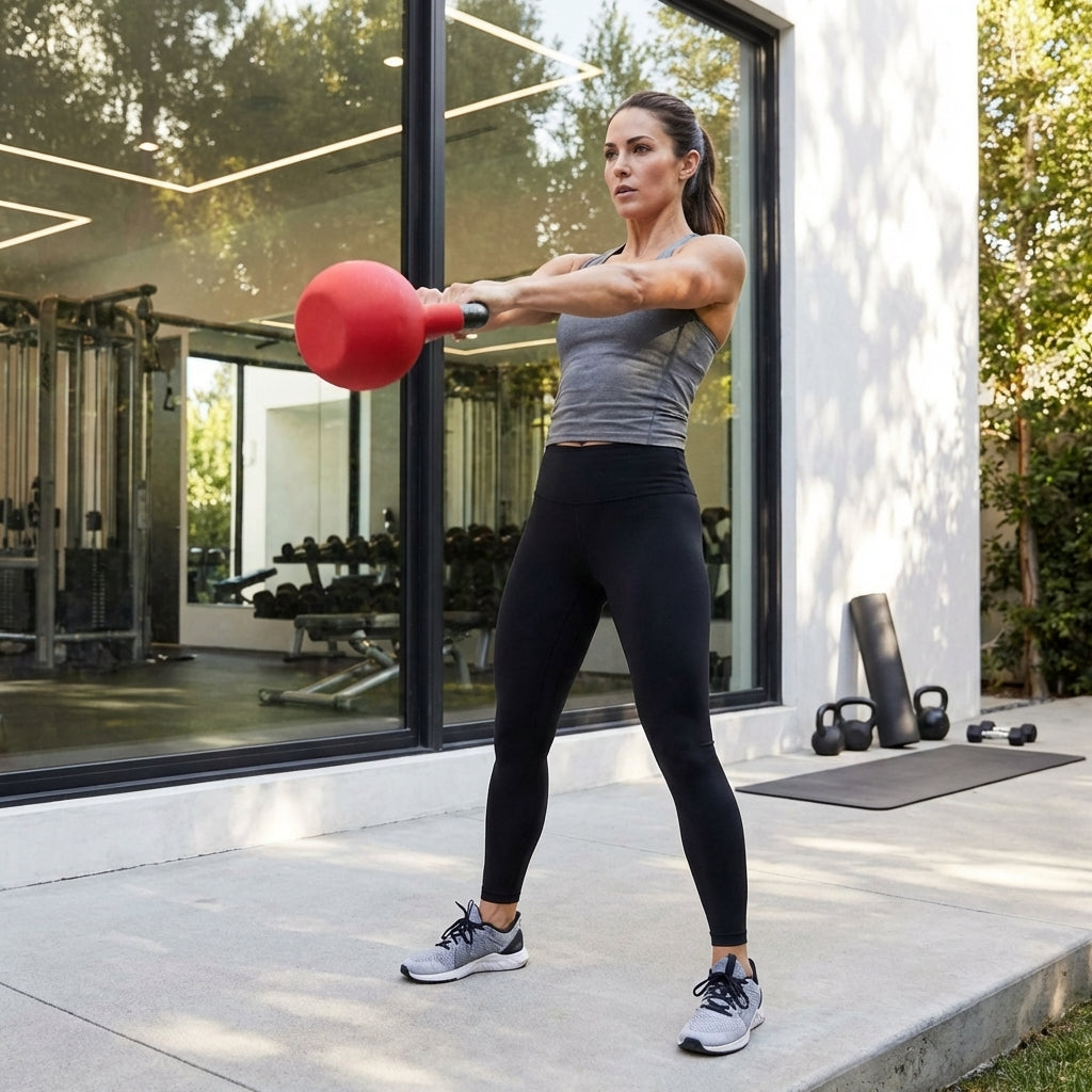 Neoprene kettlebells in various weights and colours for home and gym use