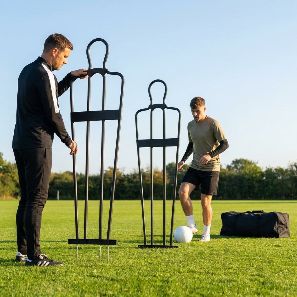 Football training mannequins made from shatterproof PVC, 6ft tall