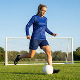 Women's Long Sleeve Football Shirt in vibrant colours