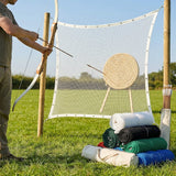 Custom-size archery netting in multiple colours for indoor and outdoor use