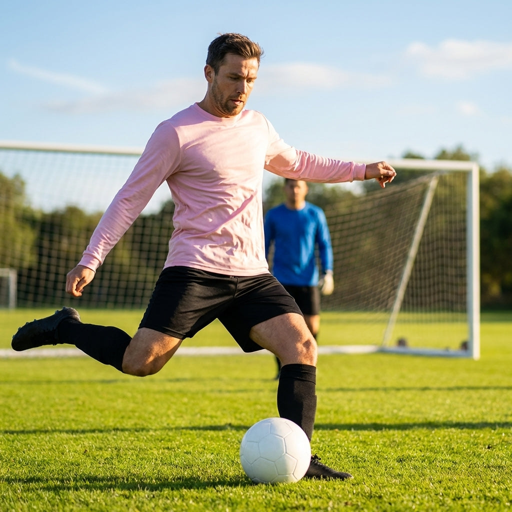 Men’s Long Sleeve Football Shirt featuring geometric design