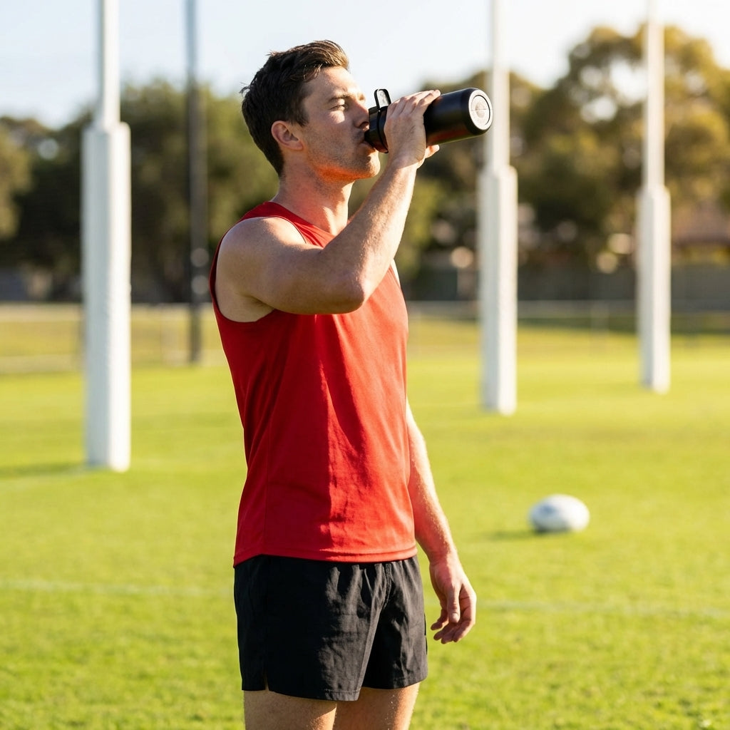 Hygiene water bottle 1 litre BPA free plastic for sports
