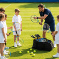Tennis racket and bag set with aluminium rackets for coaches and players