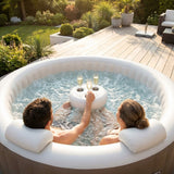 Hot Tub Comfort Set with Head Rests and Drinks Holder