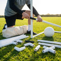 Replacement corners and connectors for football goals