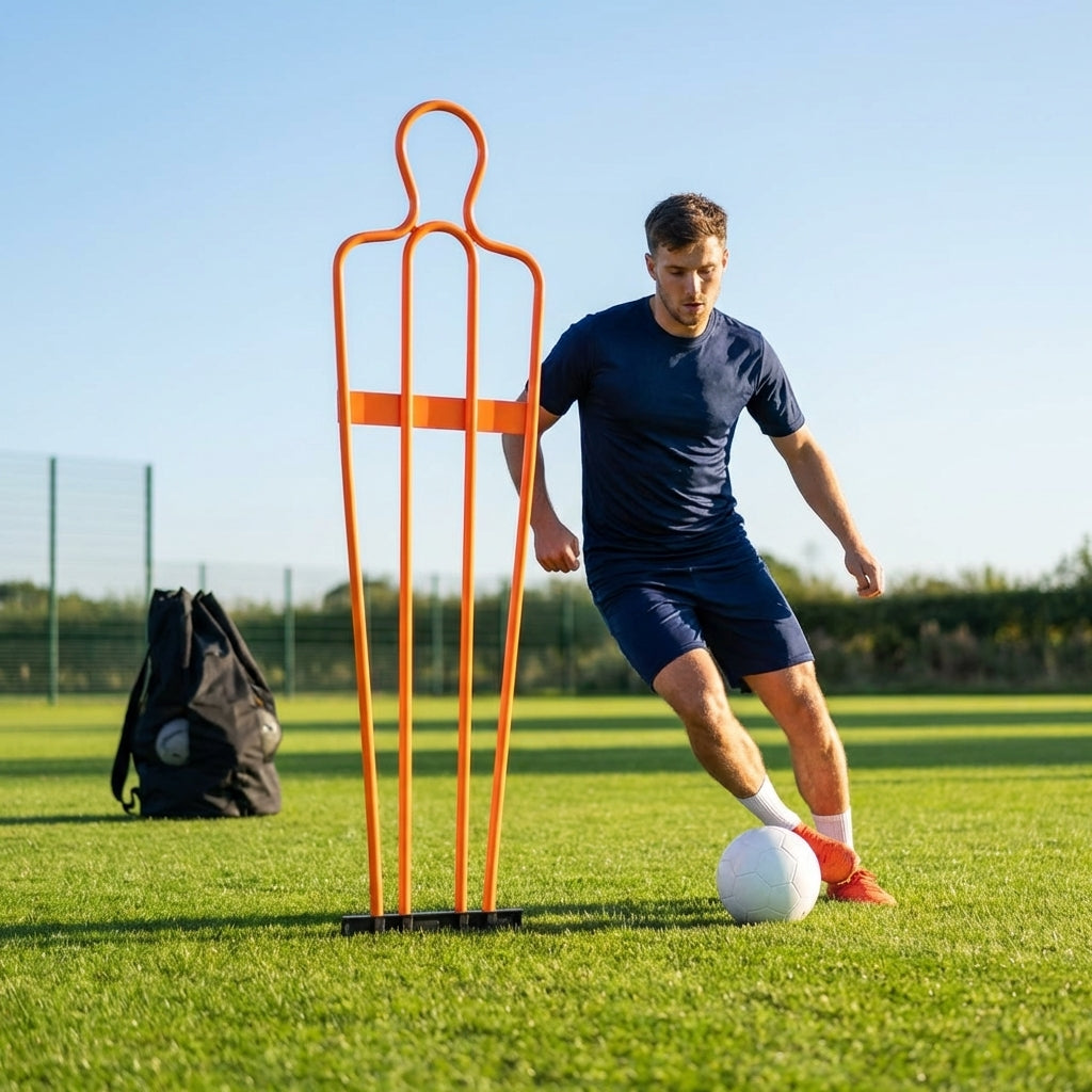 Football training mannequins made from shatterproof PVC, 6ft tall