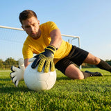 Professional goalkeeper gloves in various sizes and colours