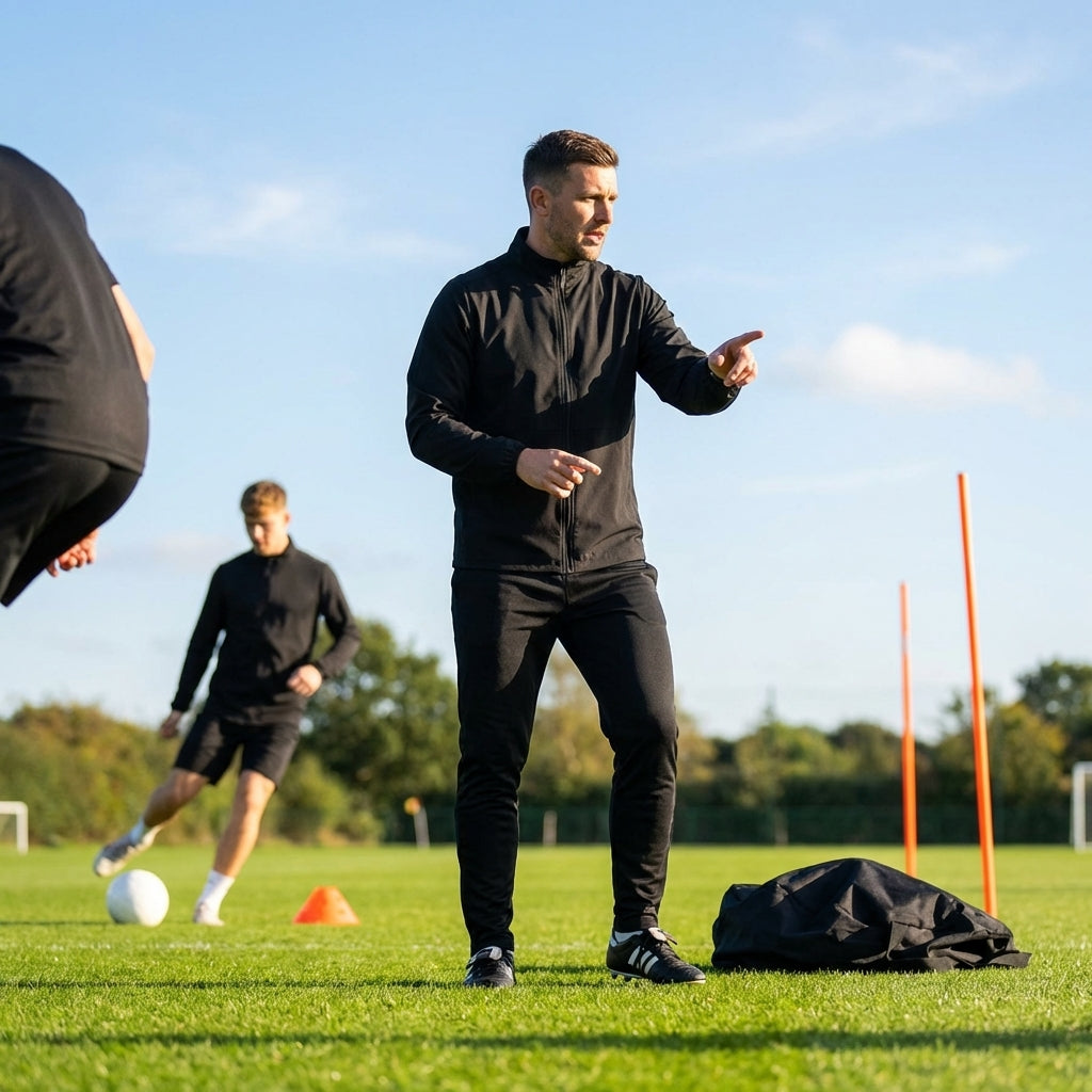 Windbreaker jacket in black and navy, ideal for training and casual use
