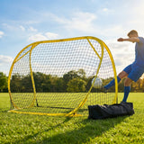 Aluminium Folding Football Goal in various sizes and colours, ideal for training and matches