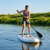 Adjustable paddle board paddles for water sports in aluminium and carbon fibre