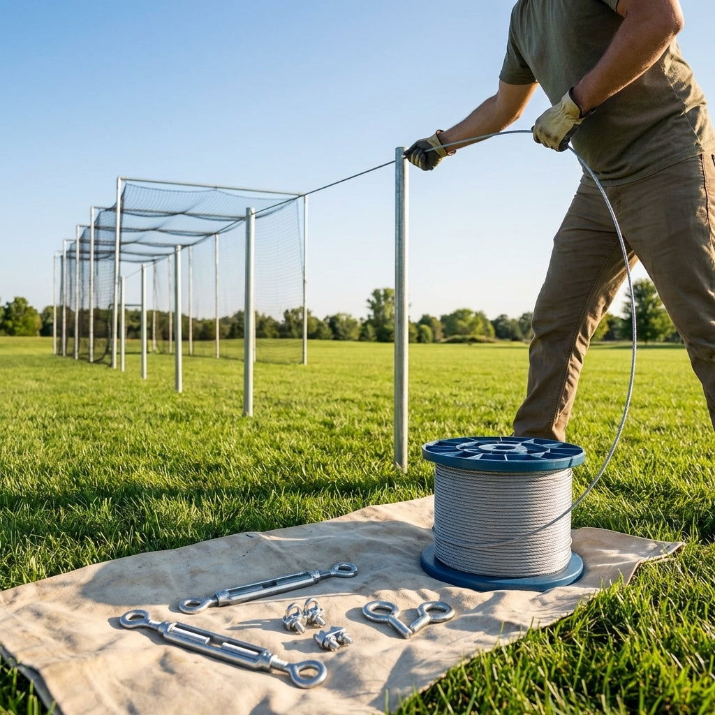 Wire Tension Kit for Batting Cages made from Galvanised Steel