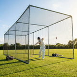 Cricket nets made from HDPE, available in various sizes for indoor and outdoor use