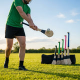 Ash Hurling Stick with custom grip colours, ideal for indoor and outdoor sports