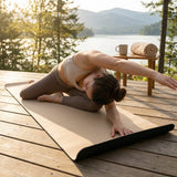 PU Yoga Mat in calming colours, ideal for yoga and Pilates
