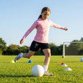 Junior girls' base layer long sleeve top in various colours