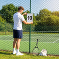 A4 PVC number plates for sports pitches and courts