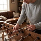 Table football spare parts, including legs and rods