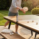 Table tennis balls in optic white for indoor and outdoor use