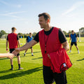 Football training bibs in quick-dry mesh