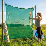 Custom-size archery netting in multiple colours for indoor and outdoor use