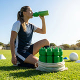 750ml sports water bottle in multiple colours, BPA-free plastic